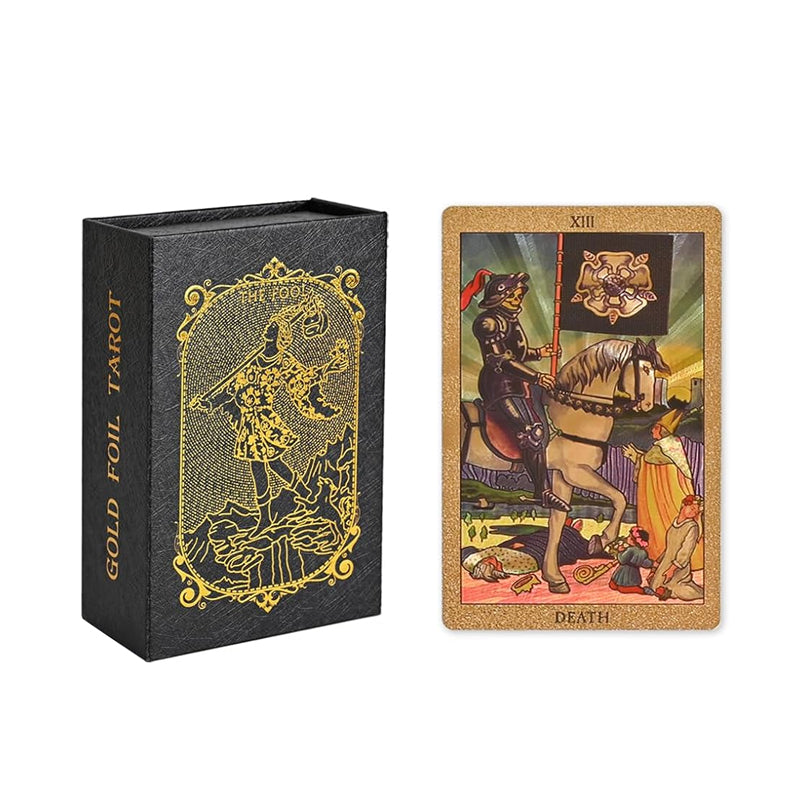 Lisslune | Explore the Mystical World of Tarot Gold Foil Tarot