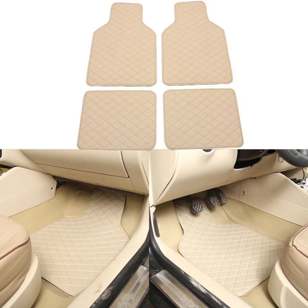 Lisslune | Universal Waterproof Leather Car Mats