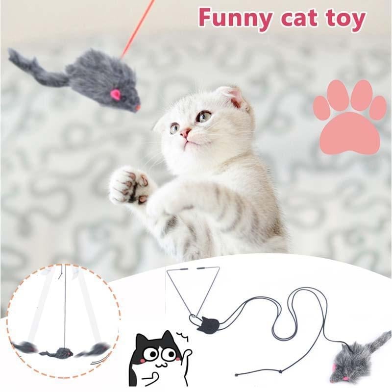 Lisslune | Hanging Door Bouncing Mouse Cat Toy