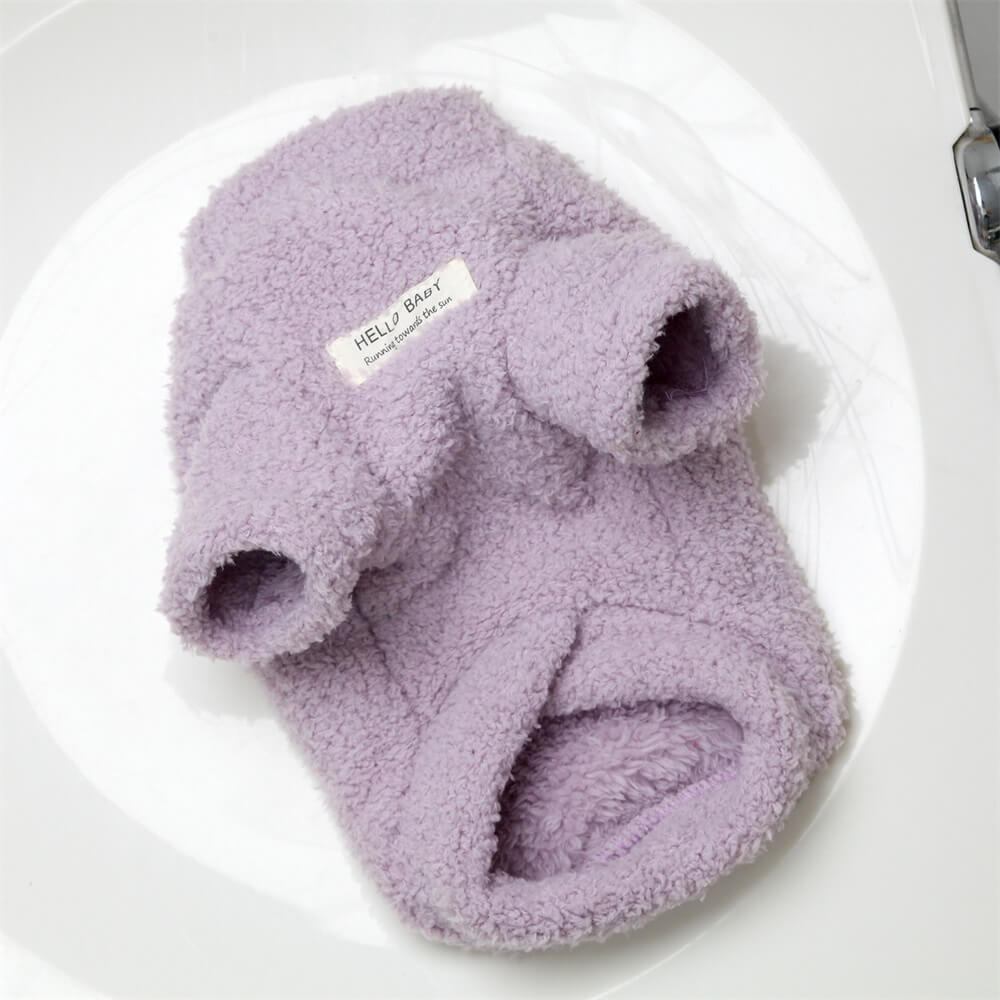 Lisslune | Cozy and soft fleece dog sweater - Perfect for comfort in cold weather