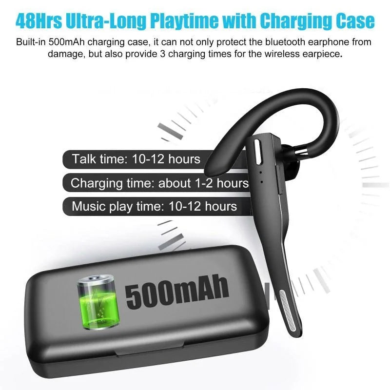 Lisslune | Wireless Trucker Bluetooth 5.1 Earphone Headset