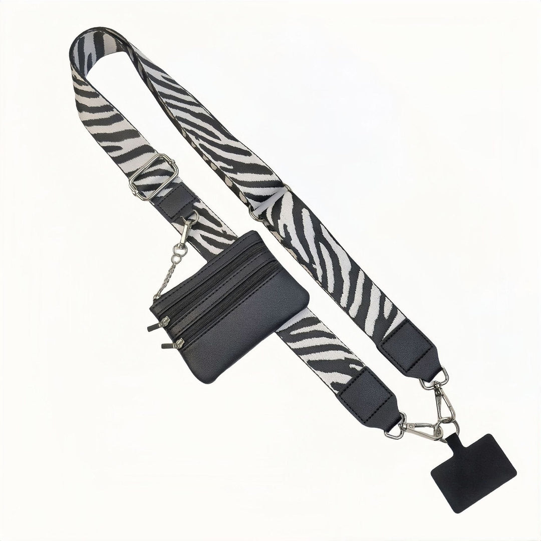 Lisslune | Adjustable Phone Lanyard Crossbody Strap with Wallet