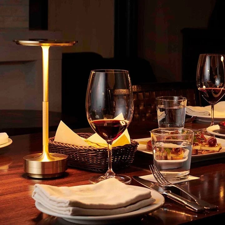 Lisslune | Cordless Table Lamp - Dimmable & Rechargeable Waterproof Desk Light