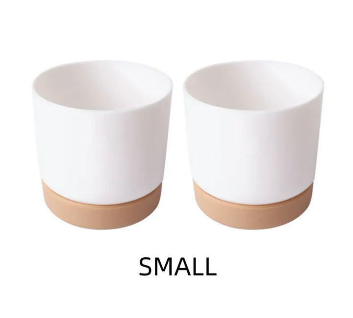 Lisslune | Self-watering flower pot for orchids and plants – Plastic plant container