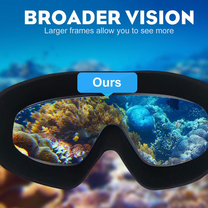 Lisslune | No Leaking Swim Glasses for Men Women Youth