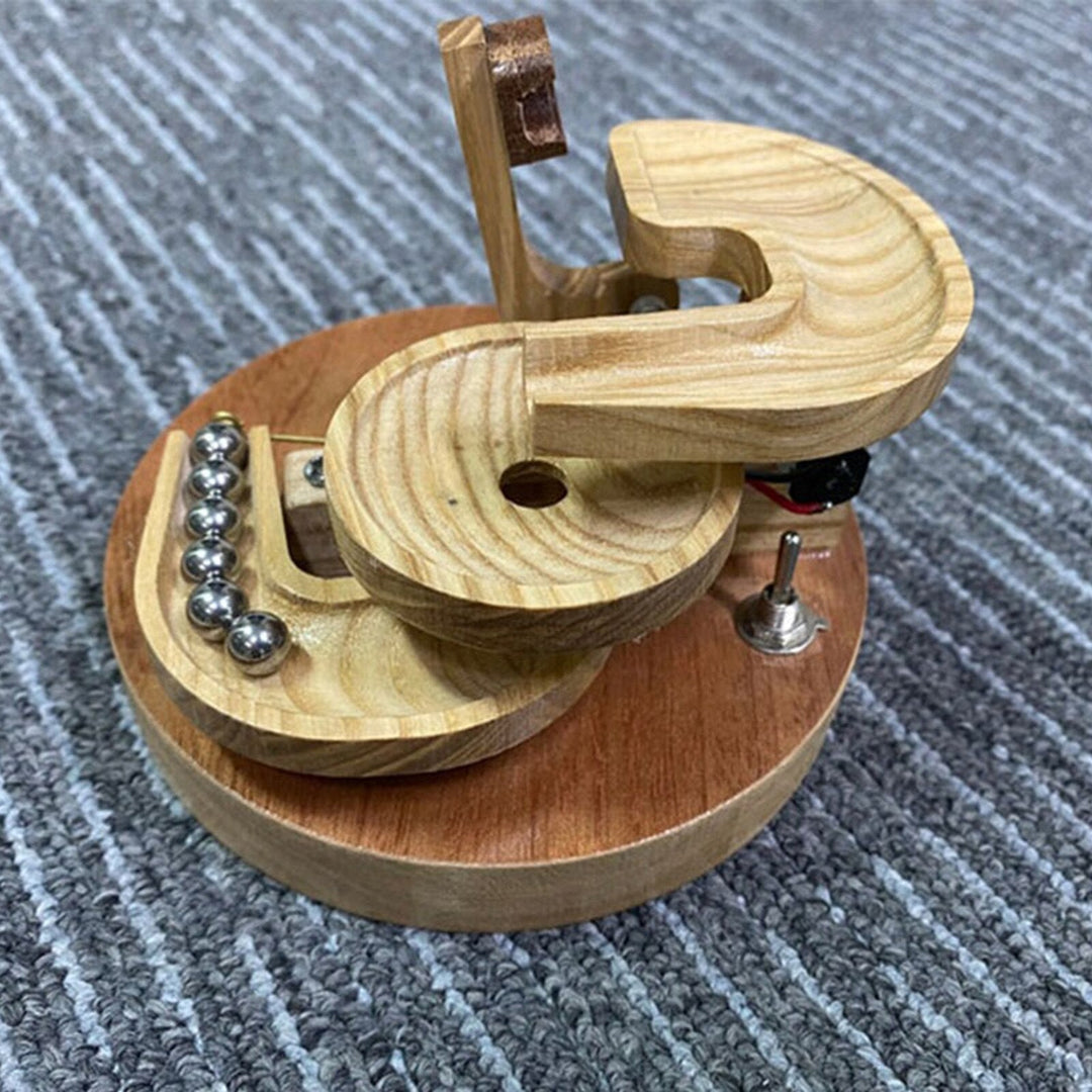 Lisslune | Eternal Motion Wooden Marble Machine