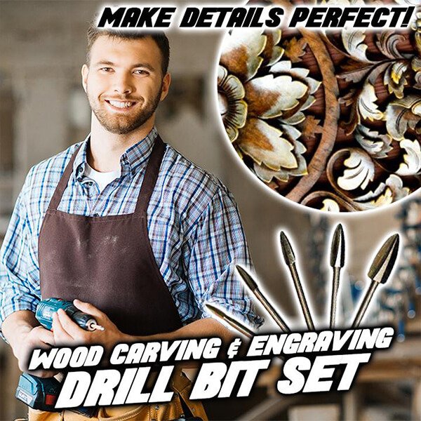 Lisslune | Wood Carving Drill Bit(5 PCS)