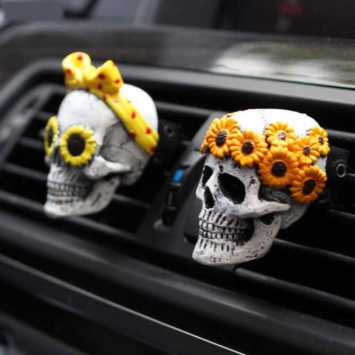Lisslune | Creative Car Air Purifier Resin Skull For Car Air Conditioning