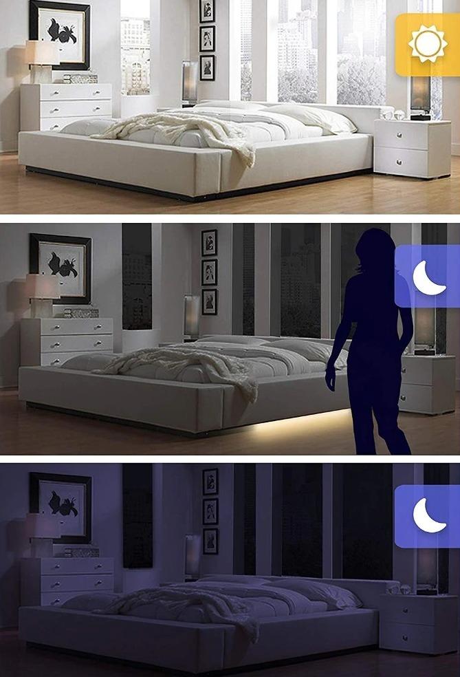 Lisslune | Led Light Bed with Motion Sensor - Under Bed Light Motion Activated LED