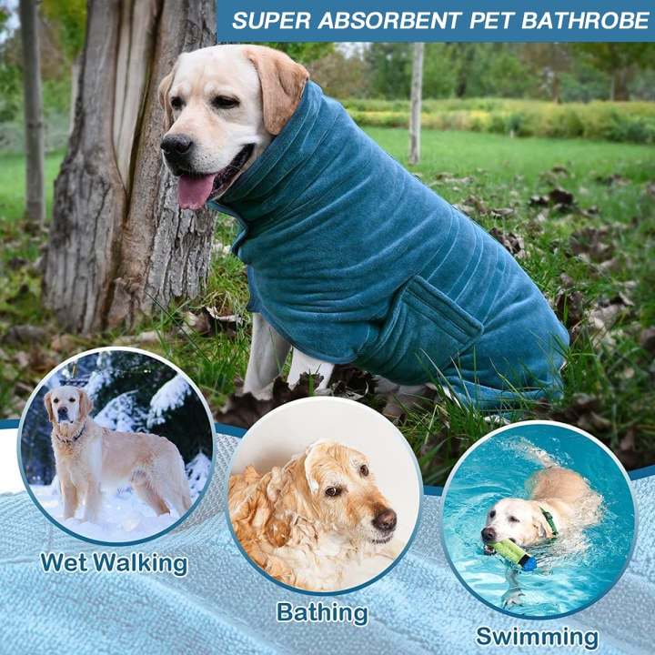 Lisslune | mamymarket™ - Super absorbent pet bathrobe
