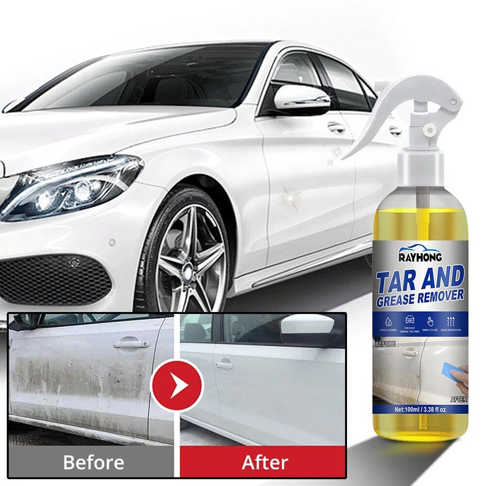 Lisslune | Car Oil, Paint, & Grease Remover Spray - 100ml Solvent-Based Formula