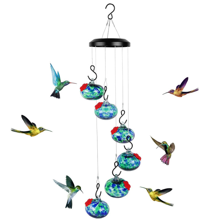 Lisslune | New Charming Wind Chimes Hummingbird feeders Garden Decor