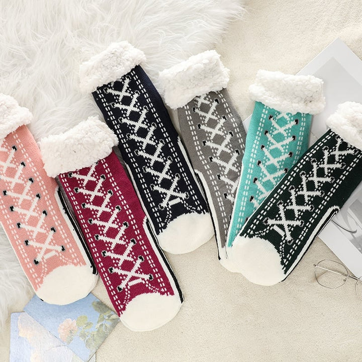 Lisslune | Ultra-thick Cashmere Slippers Socks S