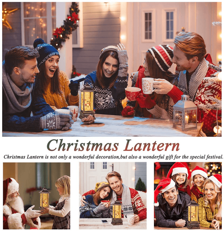 Lisslune | LED illuminated rotating Christmas lantern