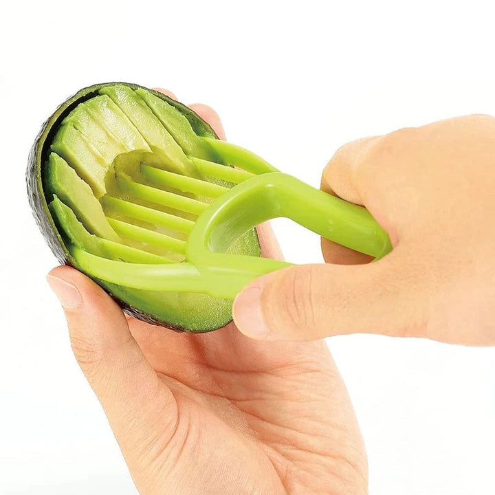 Lisslune | 3 in 1 Avocado Slicer Shea Corer Butter Fruit Peeler Cutter Pulp Separator Plastic Knife Kitchen Appliances Vegetable Tools Kitchen Gadgets