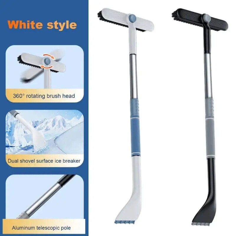 Lisslune | Telescopic 2-in-1 Snow Shovel & Window Cleaner for Car Wash