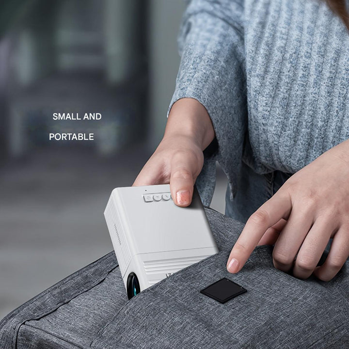Lisslune | LumoBeam Ultra-Bright Mini Projector (3000 Lumens) – Compact HD Home & Outdoor Cinema
