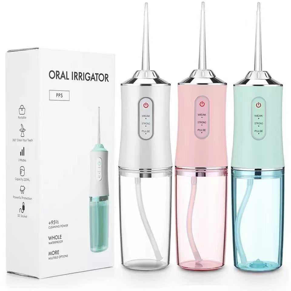Lisslune | Waterproof irrigator dental cleaner, cordless & rechargeable water floss