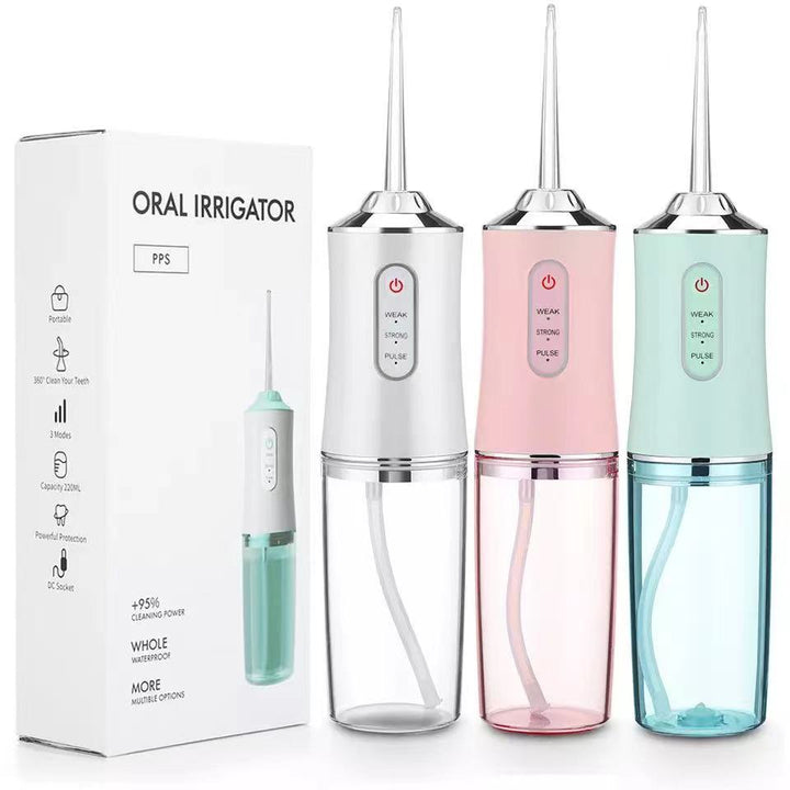 Lisslune | Waterproof irrigator dental cleaner, cordless & rechargeable water floss