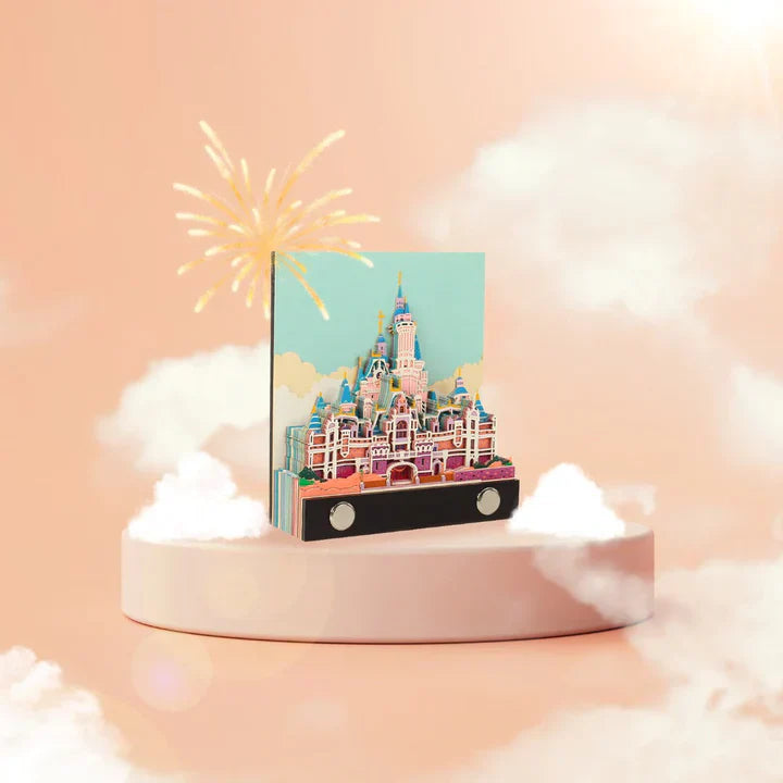 Lisslune | 3D three-dimensional note paper carving model cartoon creative art gift