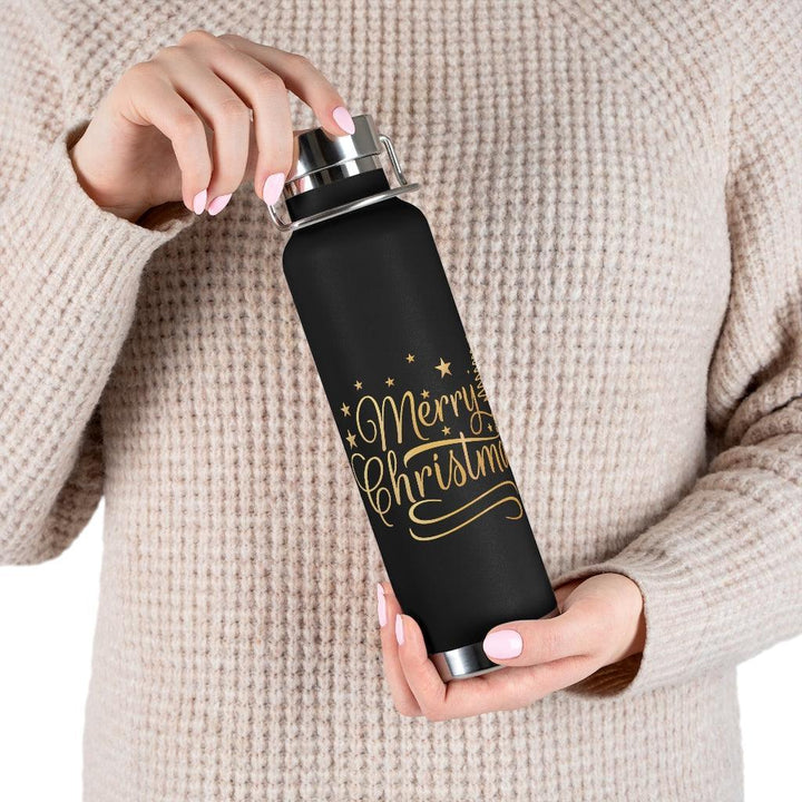 Lisslune | Vacation Joy Vacuum Insulated Stainless Steel Water Bottle - 22 Oz with Wide Neck