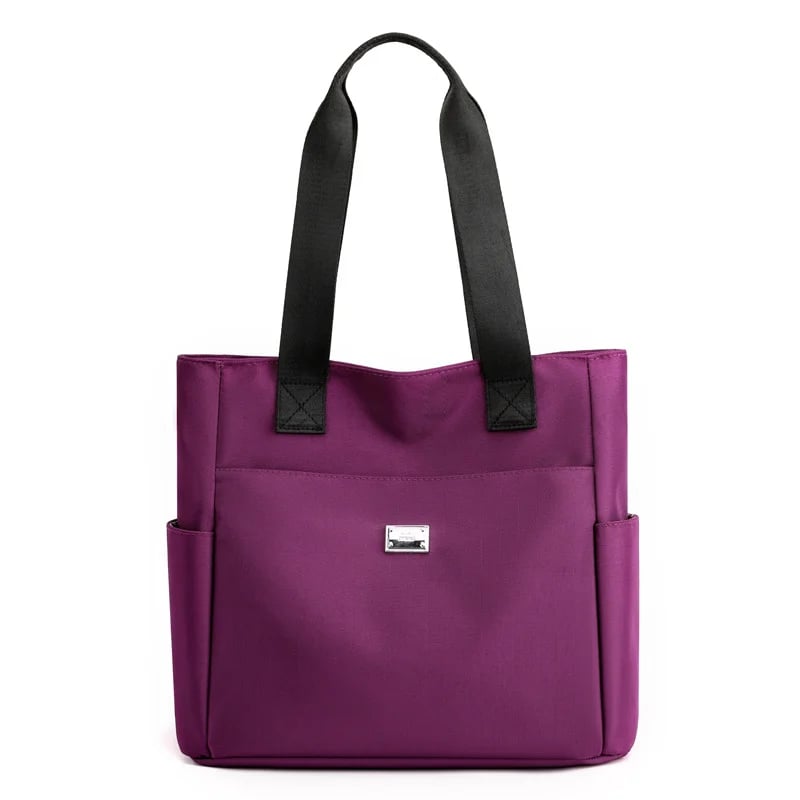 Lisslune | Large Capacity Water Repellent Multi Pocket Nylon Shoulder Bag