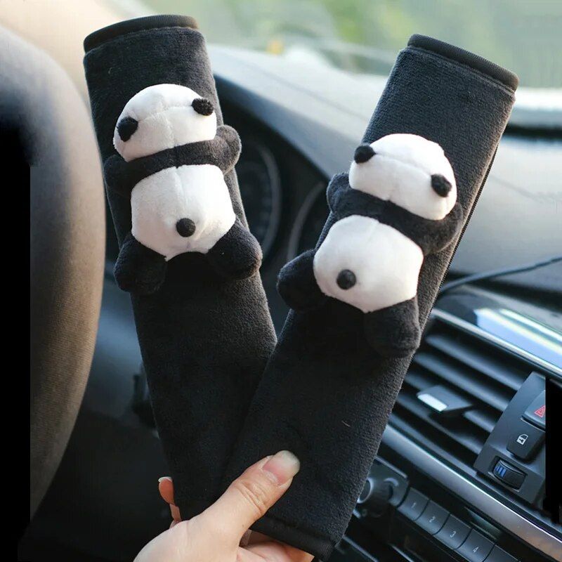 Lisslune | Cartoon Lamb Plush Car Seat Belt Cover