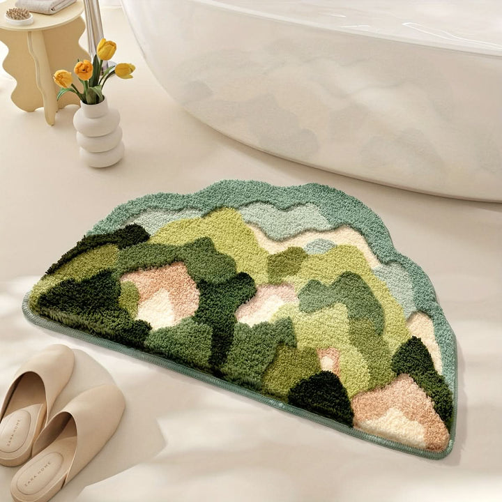Lisslune | FlorSoft - Extra absorbent bath mat with floral pattern
