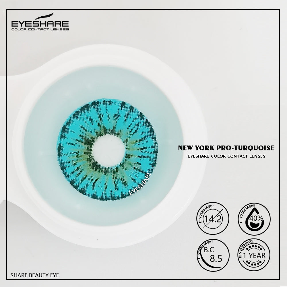 Rynx NewYork Turquoise 14.2 mm 1 Pair | 1 Year