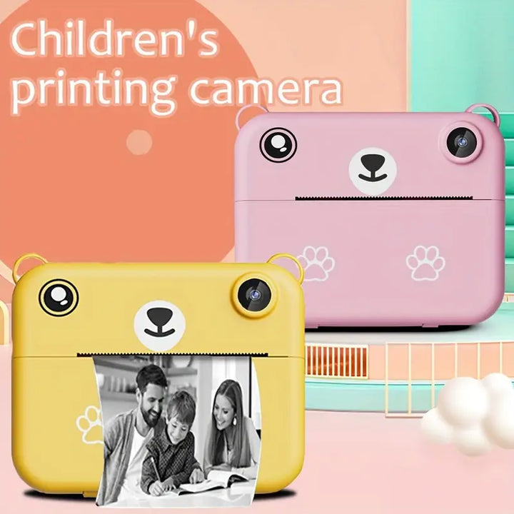Lisslune | SnapKid Instant Print Camera for Kids – 1080P HD Photo & Video with Printing Paper & USB Charger