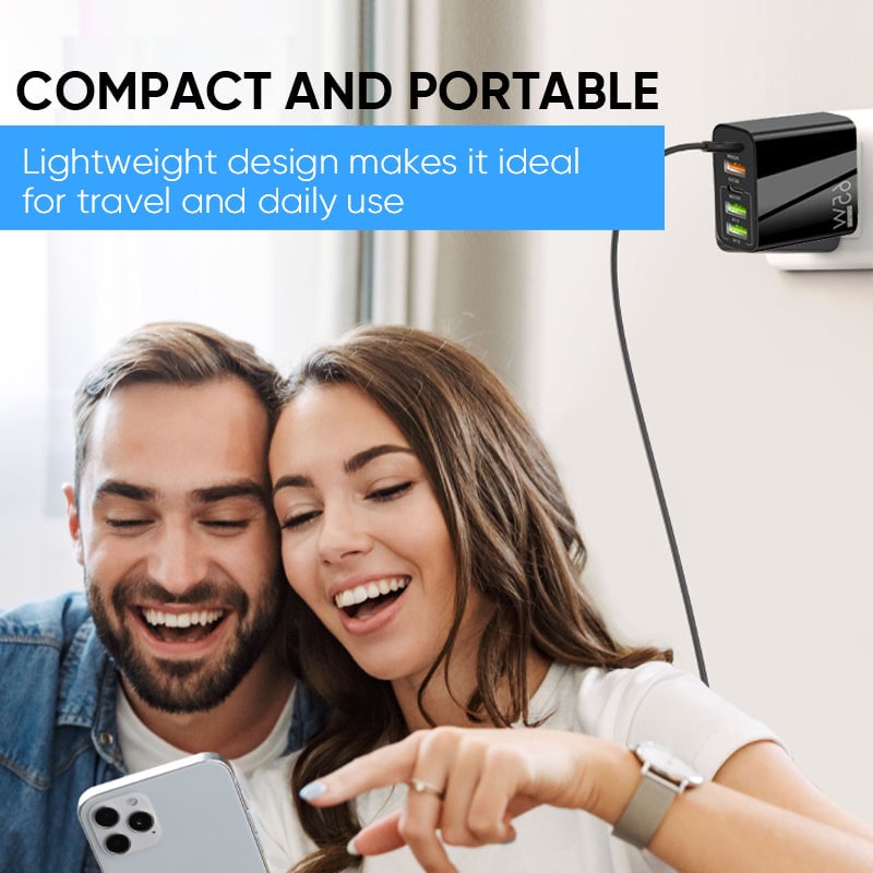 Lisslune | Multi-Port-Adapter 65W Fast Charger - US Standard