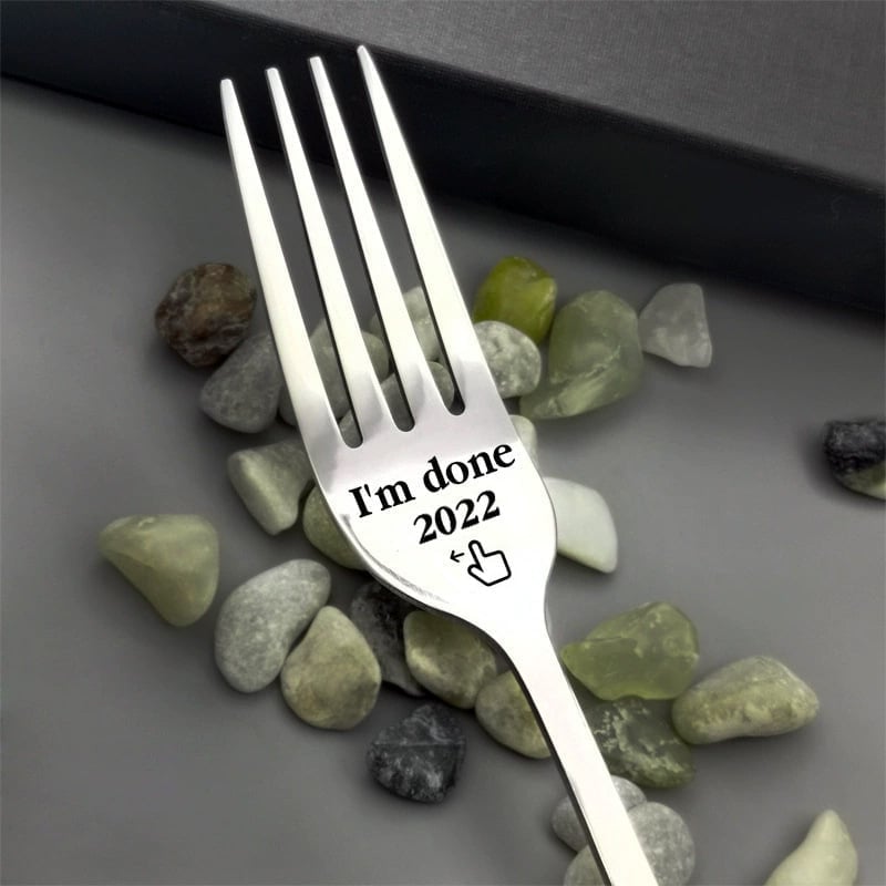 Lisslune | Engraved Fork - Best Funny Gift For Loved One