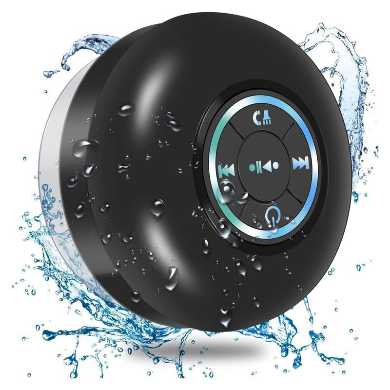 Lisslune | Mini Bluetooth Shower Speaker with LED Light