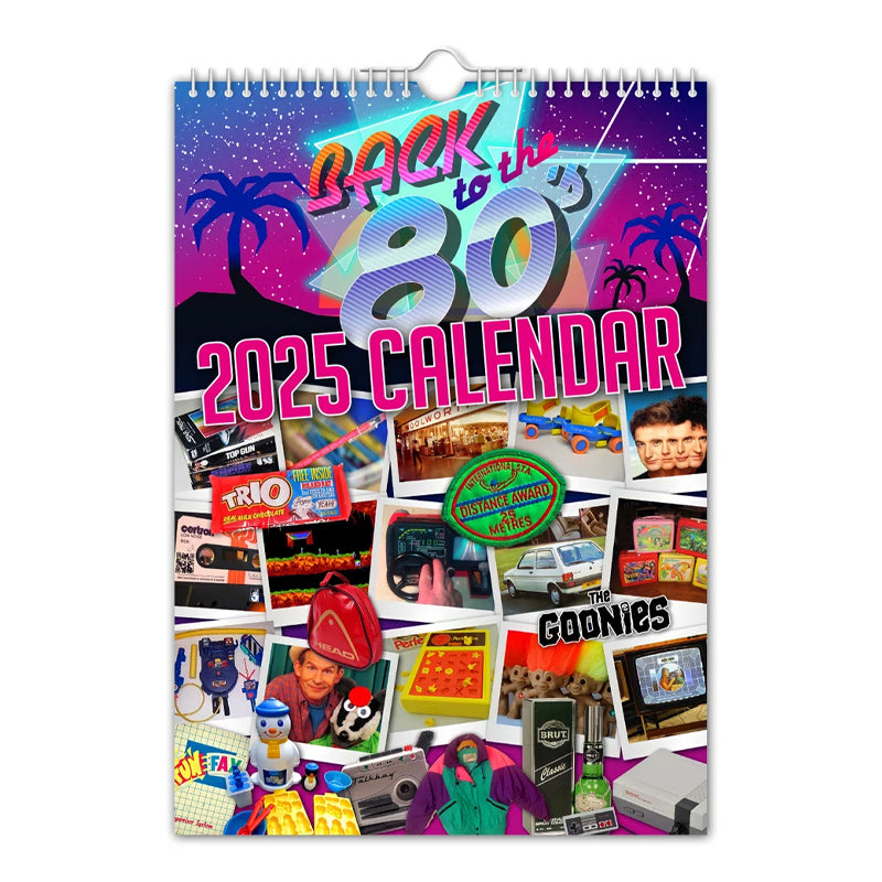 Lisslune | Back to the 80s - Wall Calendar 2025