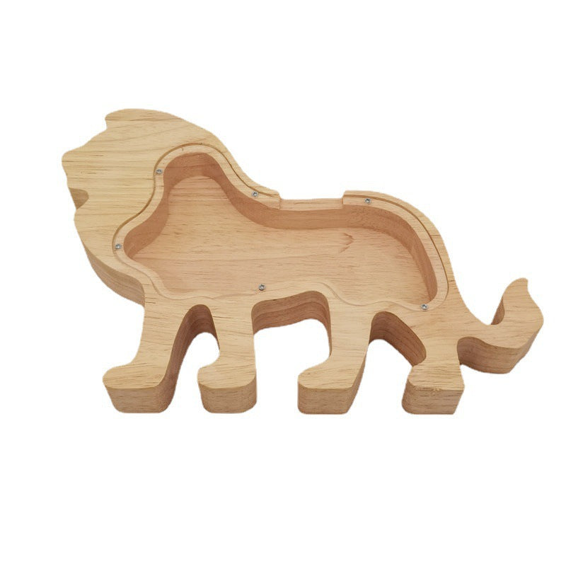 Lisslune | Wooden Animal Savings Bank