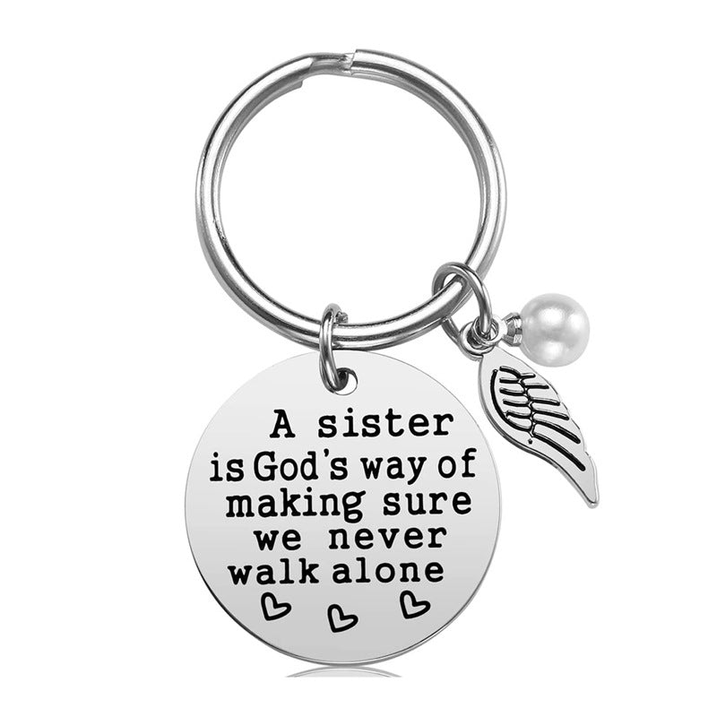 Lisslune | A sister is God's way of ensuring that we never walk alone keychain
