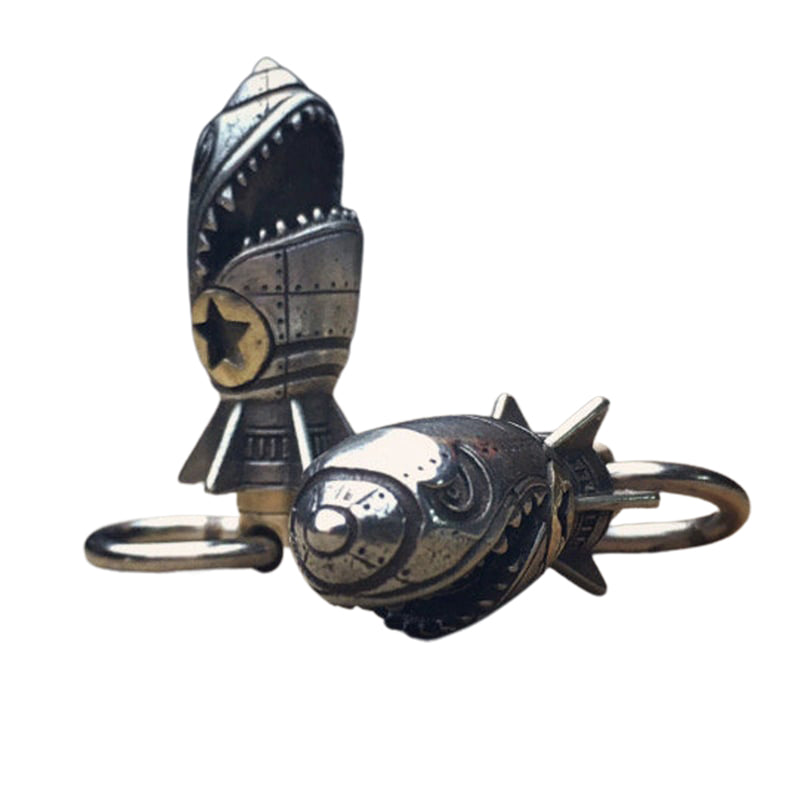 Lisslune | Shark Rocket Bomb Keychain