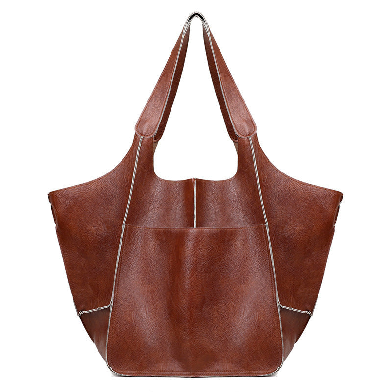 Lisslune | Oversized Leather Weekend Bags