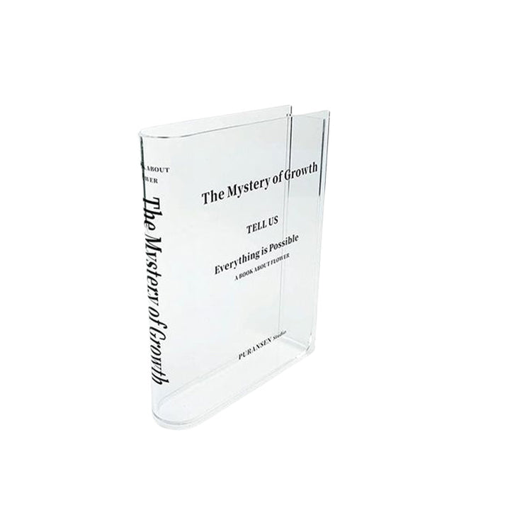 Lisslune | Book-shaped vase made of acrylic