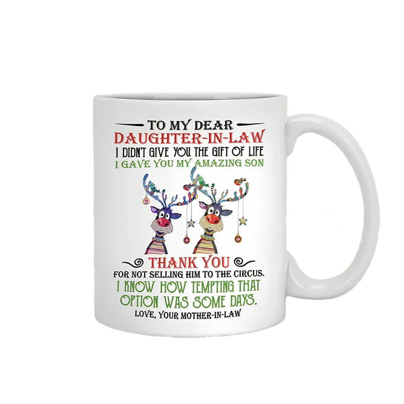 Lisslune | I have given you my amazing son - Best gift for daughter-in-law mugs