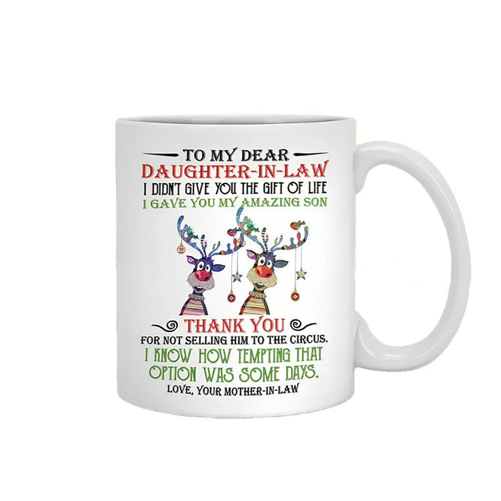 Lisslune | I have given you my amazing son - Best gift for daughter-in-law mugs