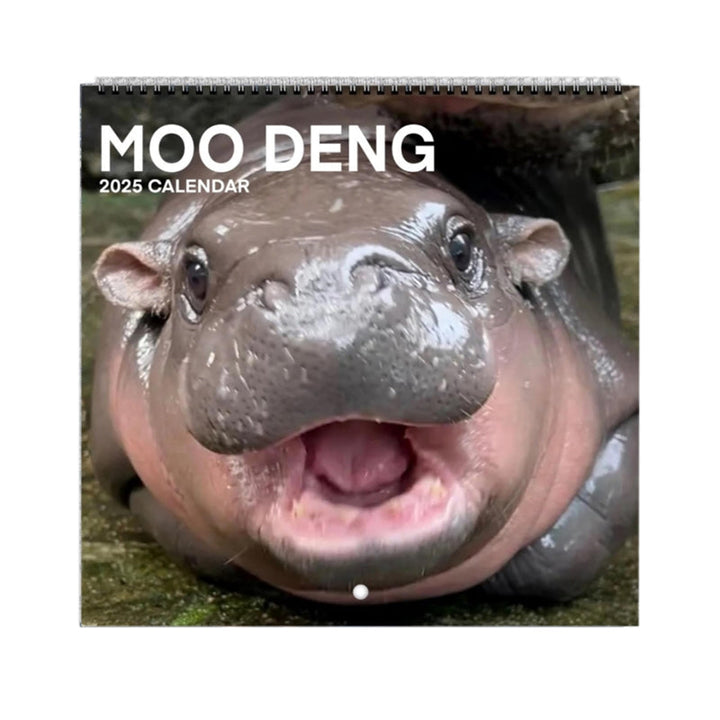 Lisslune | Moo Deng Calendar | Calendar 2025