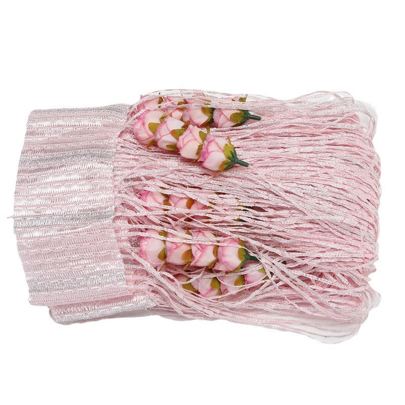 Lisslune | Rose Thread Door Curtain
