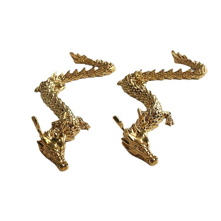 Lisslune | Gold dragon with movable joints
