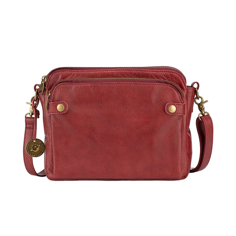 Lisslune | Three-Layer-Leather-Crossbody-Shoulder- & Clutch-Bag