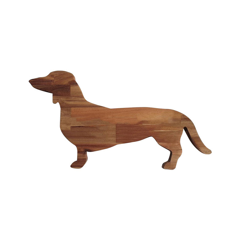 Lisslune | Wooden Dachshund Dinner Plate