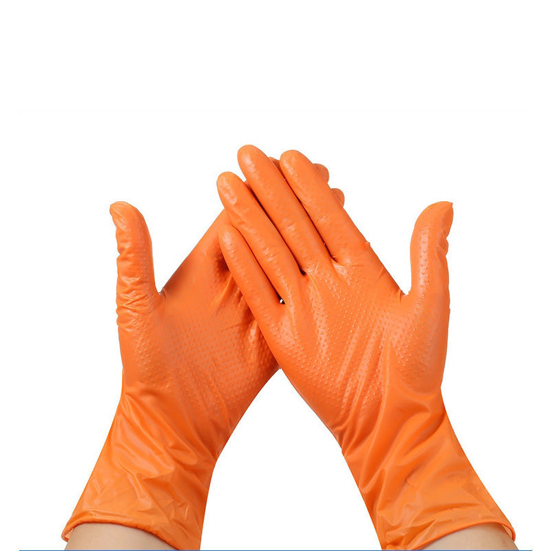 Lisslune | Orange Nitrile Gloves
