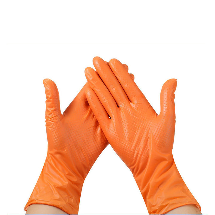 Lisslune | Orange Nitrile Gloves