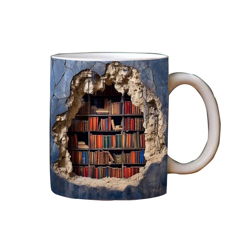 Lisslune | 3D bookshelf mug