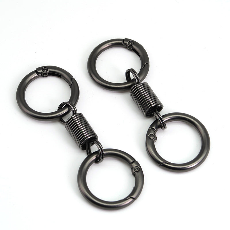 Lisslune | Nordic Retro Spring Double Ring Keychain
